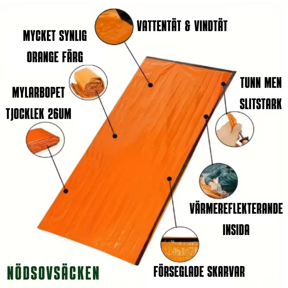 Nödsovsäcken - Den kompakta livräddaren